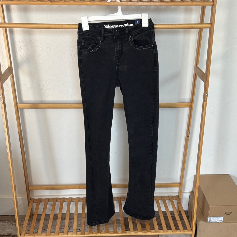 Women's Boot Cut Black Jeans